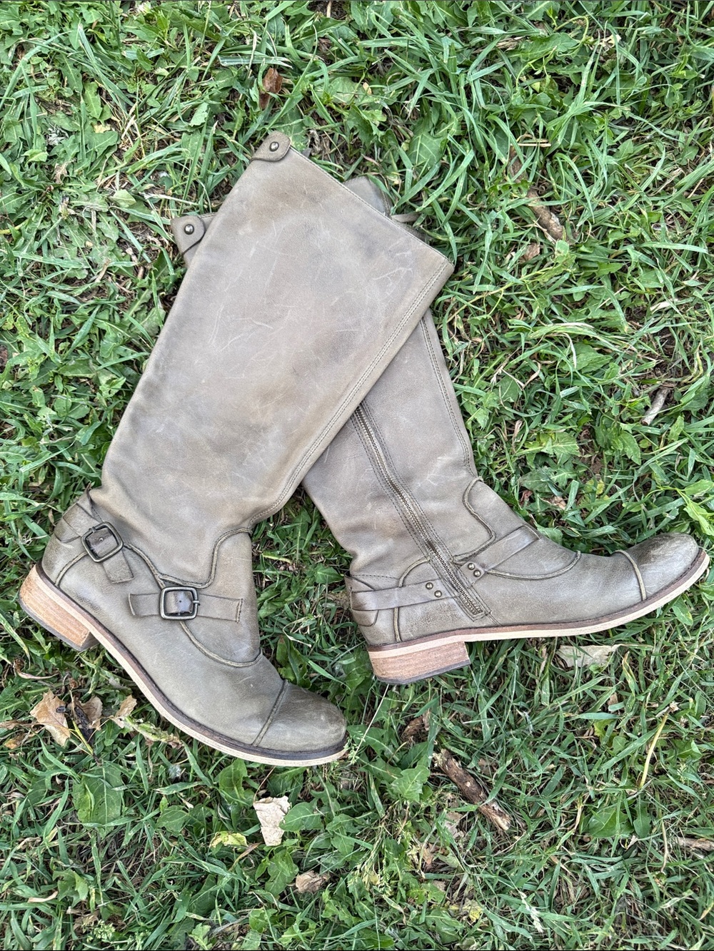 schuler & sons boots drew tall leather full zip